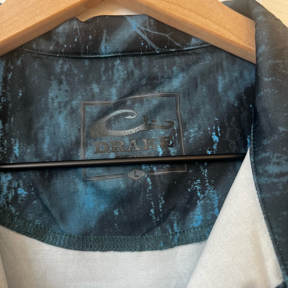 Drake real tree fishing half zip shirt - Picture 6 of 7